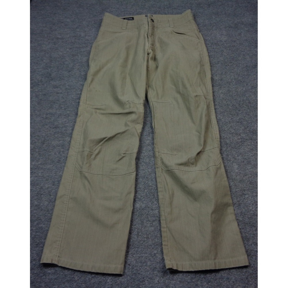 Kuhl Pants 32x30 Beige Crag Series Cotton Active Wear Trousers Canvas Hiking